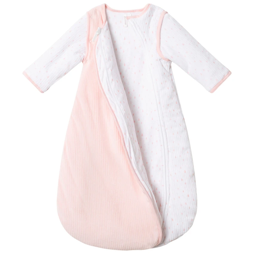 Turbulette à Manches Amovibles Effet Velours Côtelé Pour Bébé Fille 3 Turbulette à Manches Amovibles Effet Velours Côtelé Pour Bébé Fille – Image 3