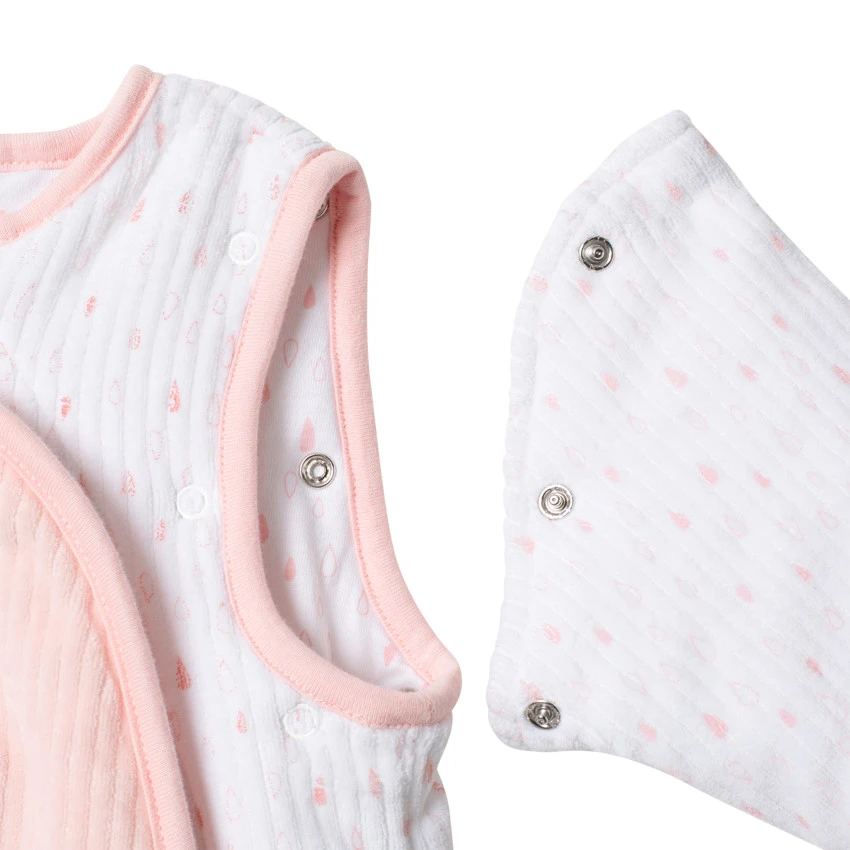 Turbulette à Manches Amovibles Effet Velours Côtelé Pour Bébé Fille 4 Turbulette à Manches Amovibles Effet Velours Côtelé Pour Bébé Fille – Image 4