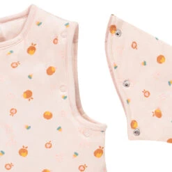 Turbulette à Manches Amovibles Imprimé Pommes Pour Bébé Fille -Orchestra AB006V BGC 3 X