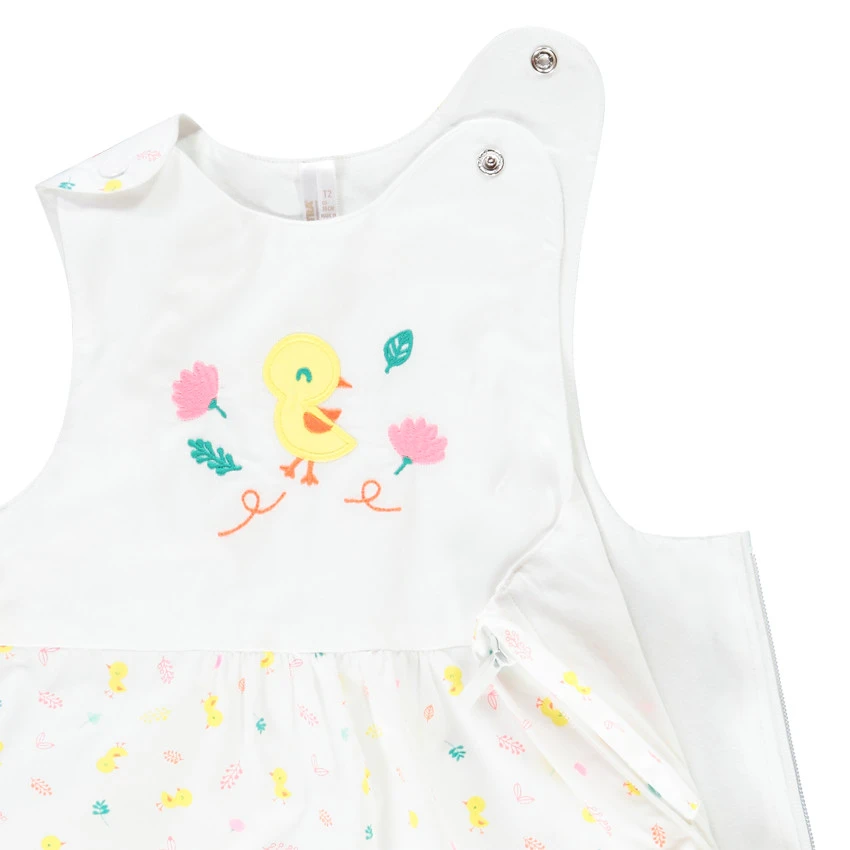 Turbulette Sans Manches Imprimé Poussins Pour Bébé Fille 3 Turbulette Sans Manches Imprimé Poussins Pour Bébé Fille – Image 3