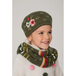 Ensemble Bonnet Et Snood En Tricot Avec Doublure En Sherpa -Orchestra AFIMDN VEF 10 X