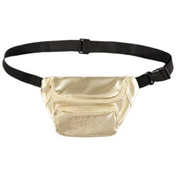 Sac Banane Doré à Inscription Brodée