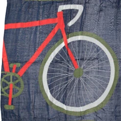 Chèche En Voile De Viscose Avec Vélo Imprimé Sur Fond Graphique -Orchestra AGAK7C BLF 3 X