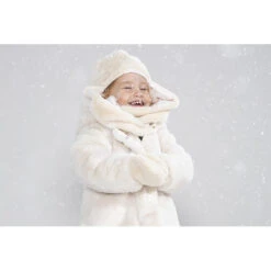 Bonnet écharpe En Sherpa Avec Pompon Et Doublure En Jersey -Orchestra AI0010 ECR 11 X