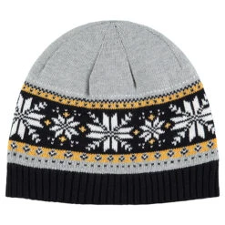 Bonnet En Tricot Doublé Sherpa Avec Motif Jacquard Fantaisie