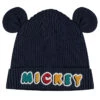 Bonnet En Tricot Côtelé Avec Oreilles En Relief Disney Mickey