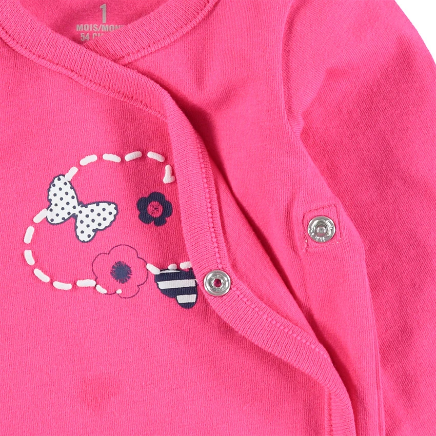 Lot De 5 Bodies Manches Longues Avec Motifs Thème Forêt 3 Lot De 5 Bodies Manches Longues Avec Motifs Thème Forêt – Image 3