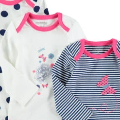 Lot De 5 Bodies Manches Longues Avec Motifs Thème Forêt 7 Lot De 5 Bodies Manches Longues Avec Motifs Thème Forêt -Orchestra HB0093 ECR 4 X