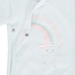 Lot De 7 Bodies Manches Courtes Pour Bébé Fille à Nuages Printés -Orchestra HB00FY BLA 3 X