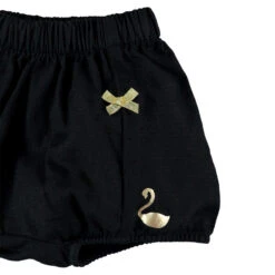 Ensemble Avec Robe Imprimée Cygnes Et Bloomer à Noeud Dorés -Orchestra HB00G3 ECR 5 X