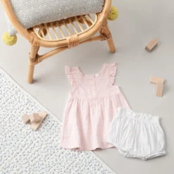 Ensemble Avec Robe Manches Courtes Volantées Et Bloomer -Orchestra HB00GQ ROC 10 X