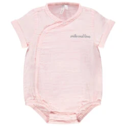 Body Manches Courtes à Inscription Brodée