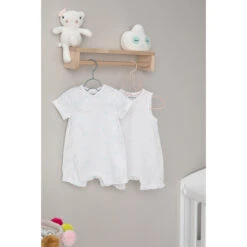 Combinaison Courte En Coton Imprimée étoiles -Orchestra HB00HB BLA 10 X