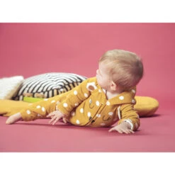 Combinaison Longue à Pois Doublée Jersey Pour Bébé Fille -Orchestra HB00IH JAF 11 X