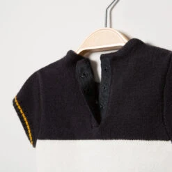 Robe Manches Courtes En Tricot Motif Souris Et Rayures -Orchestra HB00J0 GRF 3 X