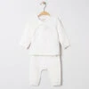 Ensemble Haut Pressionné Et Pantalon En Coton Pour Bébé Fille