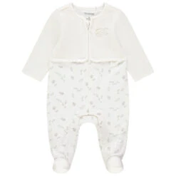 Dors-bien En Coton Imprimé Plumes Pour Bébé Fille