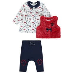 Ensemble 3 Pièces à Pois Et Motifs Minnie Disney