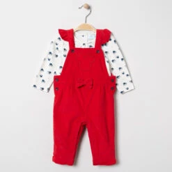 Ensemble T-shirt Et Salopette Minnie Disney