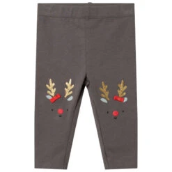 Legging En Coton Print élans Pailletés Esprit Noël