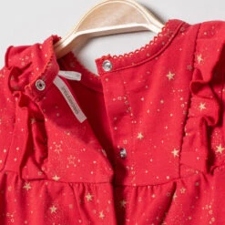 Tunique De Fête Manches Longues Imprimé étoiles Pour Bébé Fille -Orchestra HB00O0 RGM 4 X