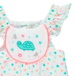 Cominaison Longue Imprimée All-over Avec Tortue Brodée -Orchestra HB00OM TRA 4 X