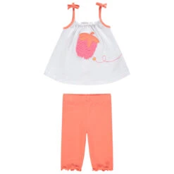 Ensemble Tunique Motif Fraise Et Legging Court