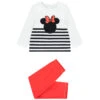 Pyjama 2 Pièces En Coton Print Minnie Disney Pour Bébé Fille