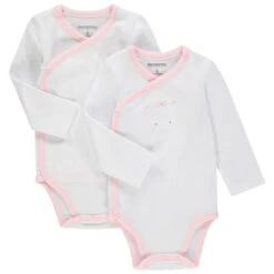 Lot De 2 Bodies Manches Longues En Coton Imprimés Chats