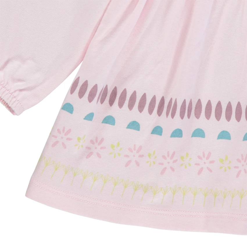 Ensemble 3 Pièces Fille Avec Tunique Rose, Gilet En Sherpa Et Legging Imprimé 3 Ensemble 3 Pièces Fille Avec Tunique Rose, Gilet En Sherpa Et Legging Imprimé – Image 3