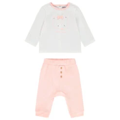 Ensemble En Coton Print Renard Pour Bébé Fille