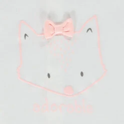 Ensemble En Coton Print Renard Pour Bébé Fille -Orchestra HB00QV ROC 3 X