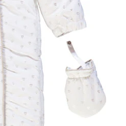 Combi-pilote à Coeurs En Foil Argenté Doublée Sherpa Pour Bébé Fille 9 Combi-pilote à Coeurs En Foil Argenté Doublée Sherpa Pour Bébé Fille -Orchestra HB00QW ECR 5 X