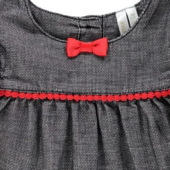 Ensemble Robe Manches Longues Volantée Et Legging Rouge -Orchestra HB00QY RGM 3 X