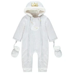 Combi-pilote Pour Bébé Fille Motif Cygne