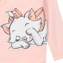 Body Manches Longues Rose En Coton Print Marie Aristochats Disney -Orchestra HB00RH ROC 3 X