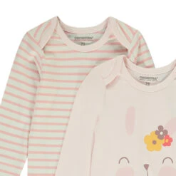 Lot De 3 Bodies Lapin Pour Bébé Fille -Orchestra HB00RP ROC 4 X