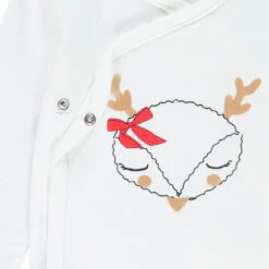 Lot De 2 Bodies Manches Longues Motifs Esprit Noël Pour Bébé Fille -Orchestra HB00RQ ECR 3 X