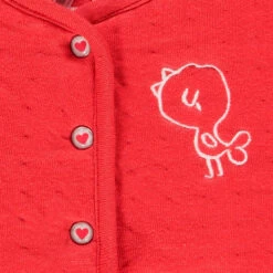 Ensemble 3 Pièces Motif Oiseau Pour Bébé Fille -Orchestra HB00S4 RGM 4 X