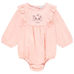 Body Manches Longues Rose Print Marie Aristochats Disney Pour Bébé Fille