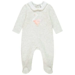 Dors-bien En Jersey Chiné Print Cygne