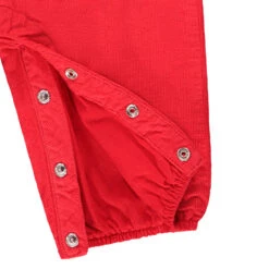 Salopette Rouge En Velours Pour Bébé Fille -Orchestra HB00SG RGM 3 X