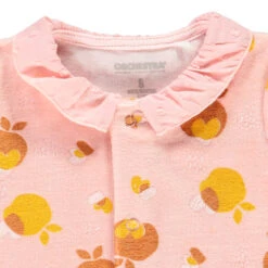 Dors-bien En Velours Imprimé Pommes Pour Bébé Fille -Orchestra HB00SZ ROC 4 X