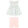 Ensemble 2 Pièces Tuniques Et Short Pour Bébé Fille