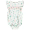 Combinaison Courte Sans Manche En Gaze De Coton Pour Bébé Fille