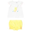 Ensemble T-shirt + Short En éponge Pour Bébé Fille