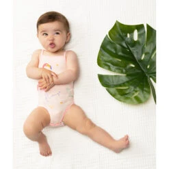 Lot De 3 Bodies Débardeurs Imprimé Tropical Pour Bébé Fille 7 Lot De 3 Bodies Débardeurs Imprimé Tropical Pour Bébé Fille -Orchestra HB00UE BLA 11 X