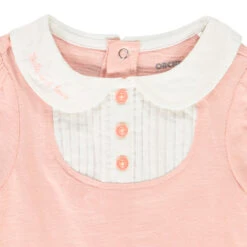 Combinaison Courte Col Claudine Pour Bébé Fille -Orchestra HB00UH ROC 4 X