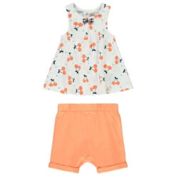 Ensemble Débardeur + Short Imprimé Cerises Pour Bébé Fille