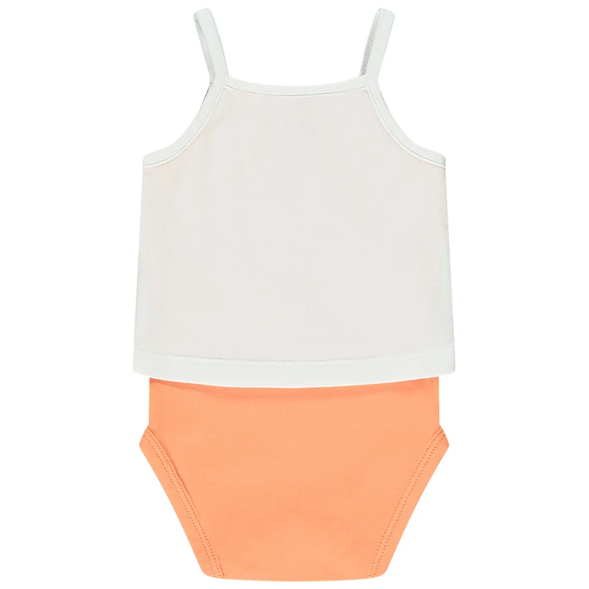 Body à Bretelles Avec Broderies Pour Bébé Fille 2 Body à Bretelles Avec Broderies Pour Bébé Fille – Image 2